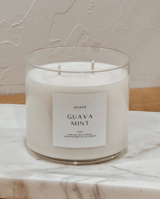 guava mint candle - 18 oz