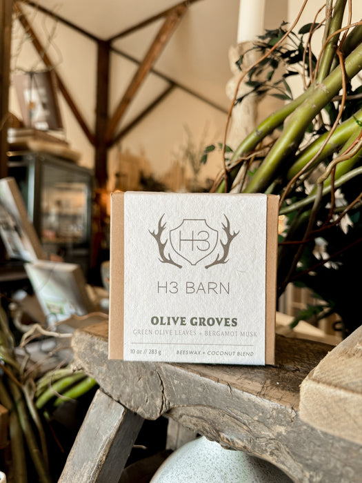 H3 Barn Candle - Olive Grove