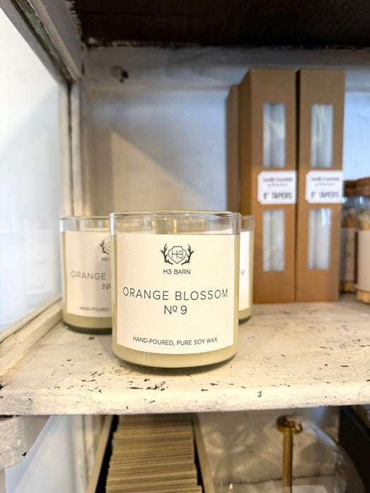 h3 barn candle - orange blossom no. 9