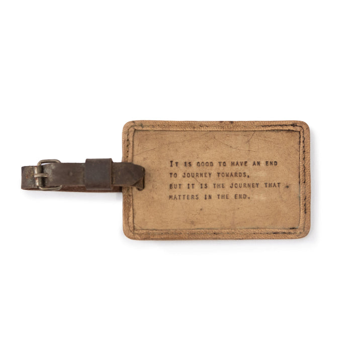 End Journey Luggage tag