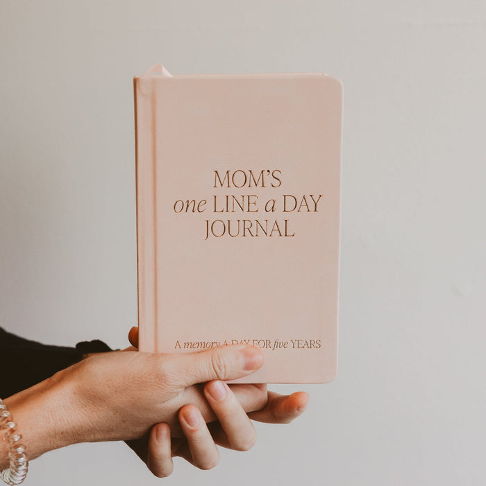 Mom's "One Line a Day" Leather Journal