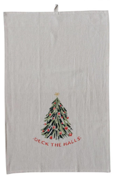 holiday tea towel