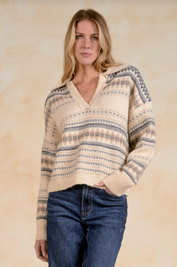 elan emmy v-neck sweater