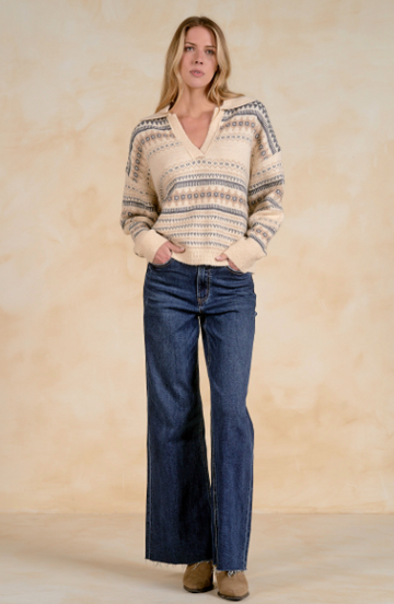 elan emmy v-neck sweater