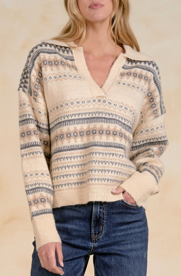 elan emmy v-neck sweater