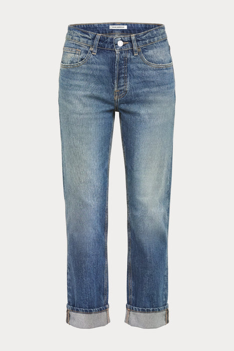 good american, vintage straight ankle jeans / indigo1282