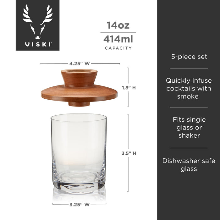 old fashioned smoker kit for cocktails