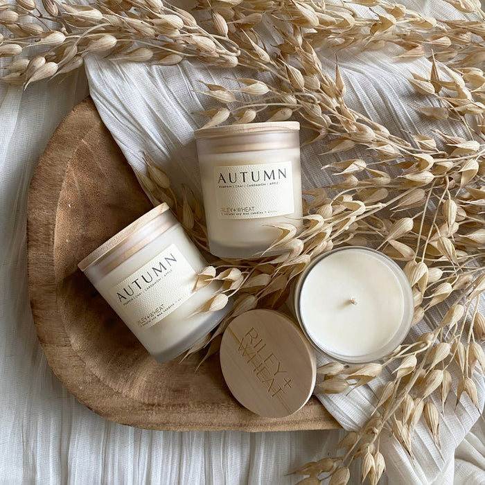 autumn single wick candle