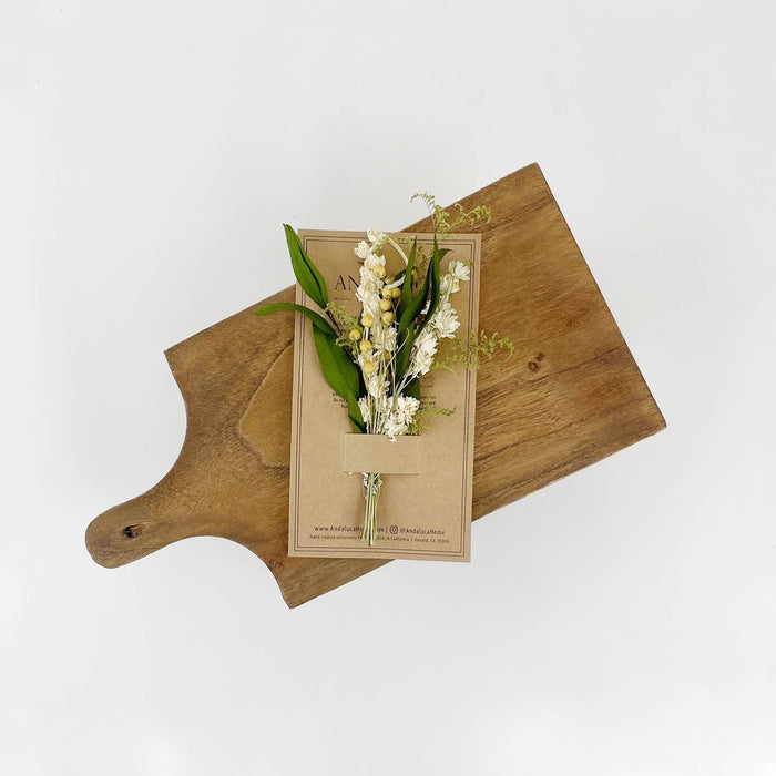 Willow and white larkspur mimi bouquet