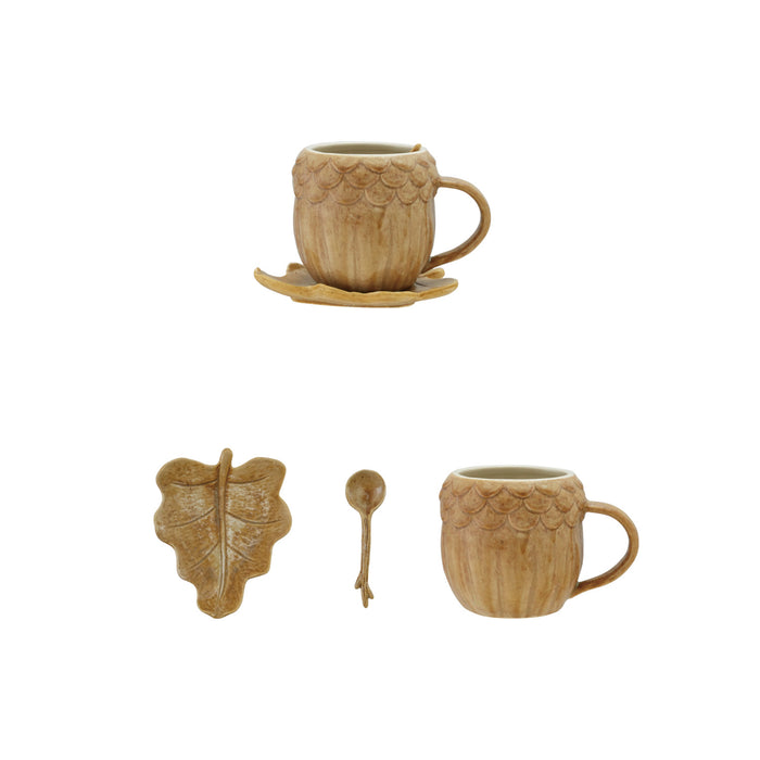 acorn cup and saucer set
