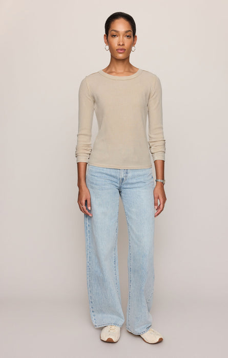 arlet mini thermal top - soft ecru