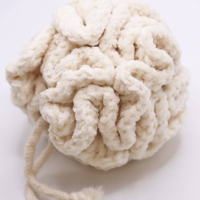 Cotton Lather Pouf