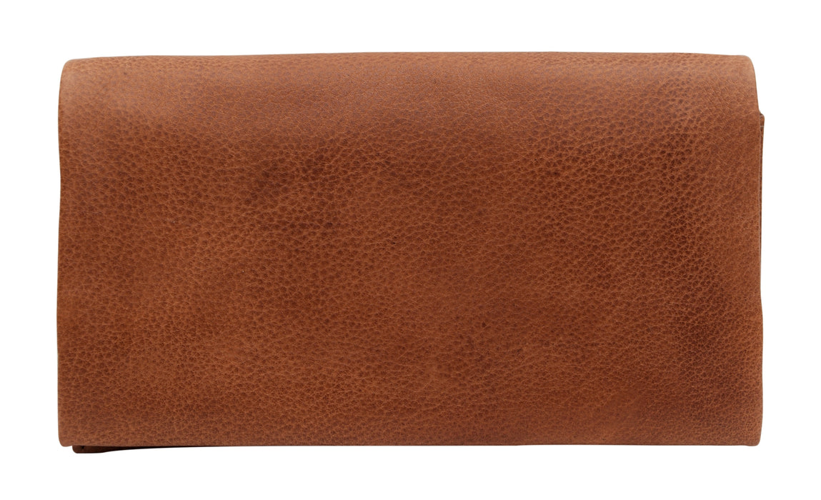 eloise leather wallet cognac