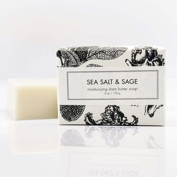 sea salt + sage bar soap