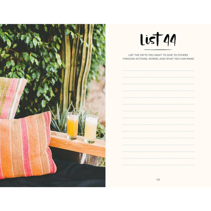 52 lists for happiness journal