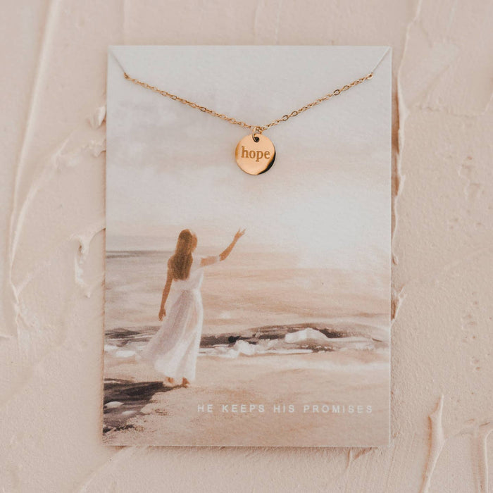 hope disc necklace