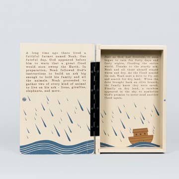 noah's ark woodland storybook gift set
