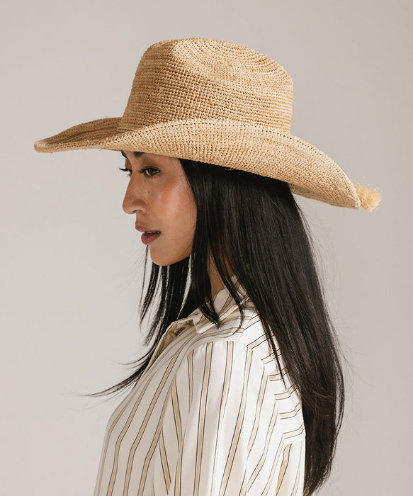 ames packable straw hat
