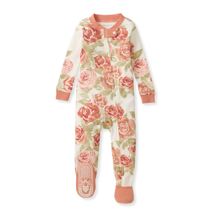 autumn rose garden organic cotton sleeper