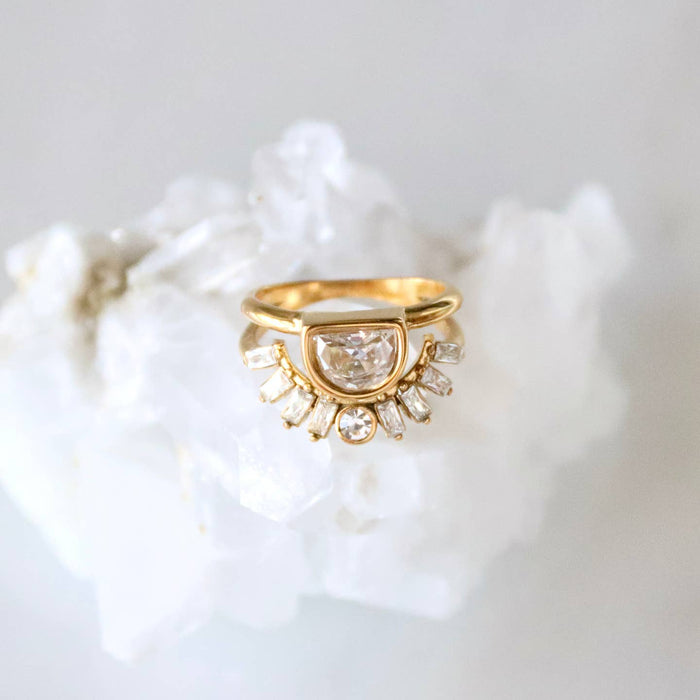 sunburst ring
