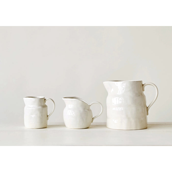 stoneware pitcher