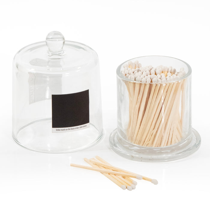 apothecary matches set, white