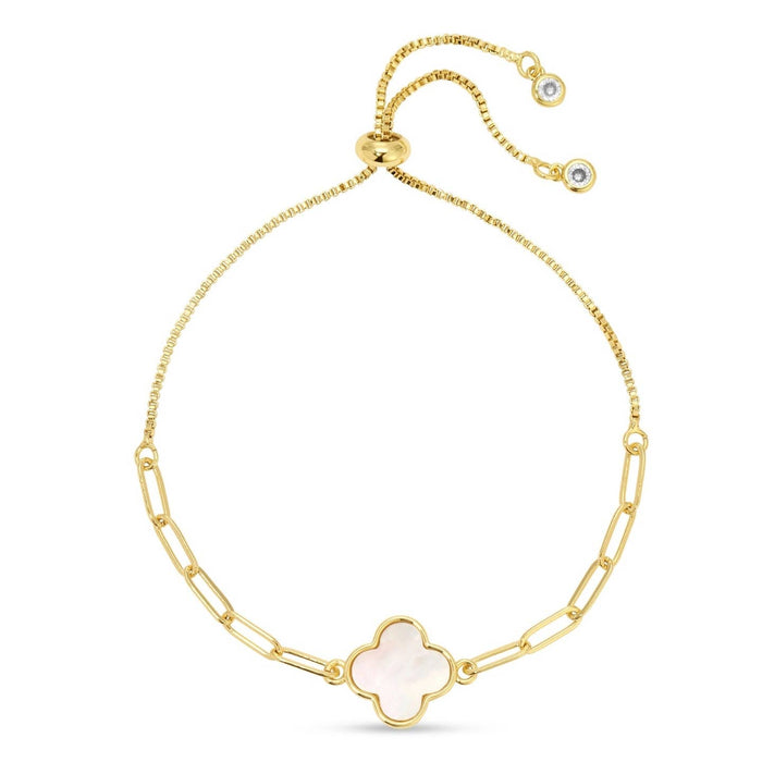 clover shell pulley bracelet