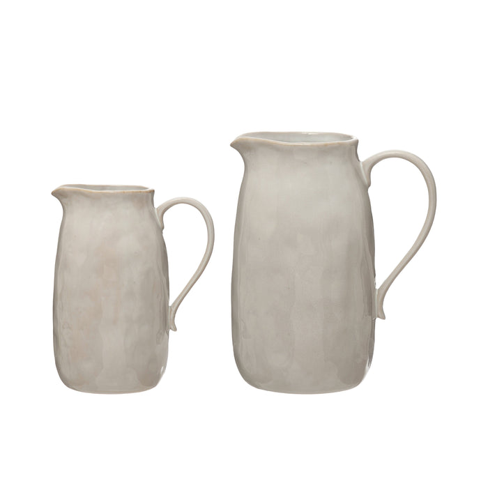 stoneware pitcher 62 oz