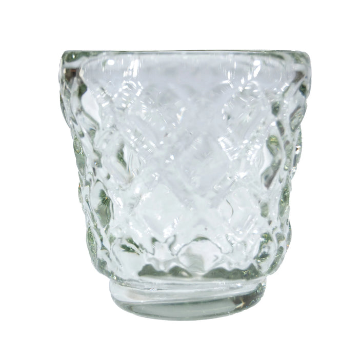 hand-blown glass votive