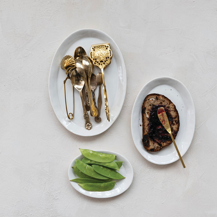 stoneware platters