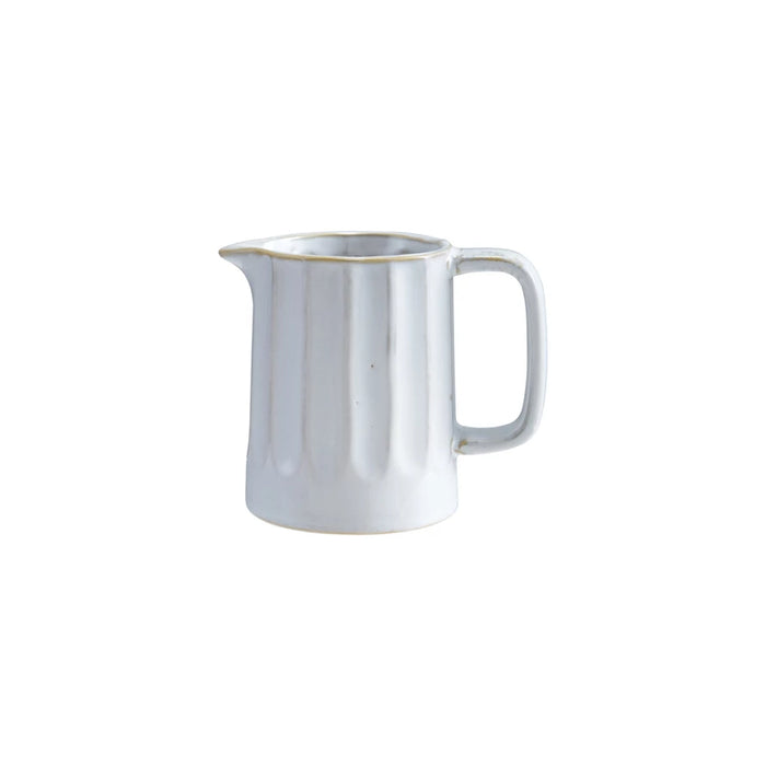 stoneware ribbed creamer