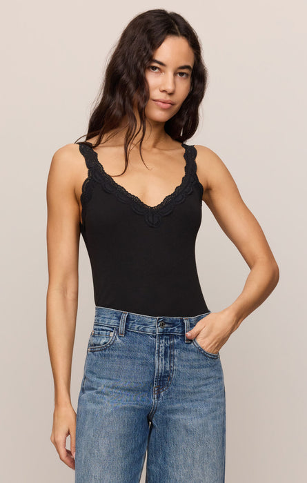 eve lace tank black