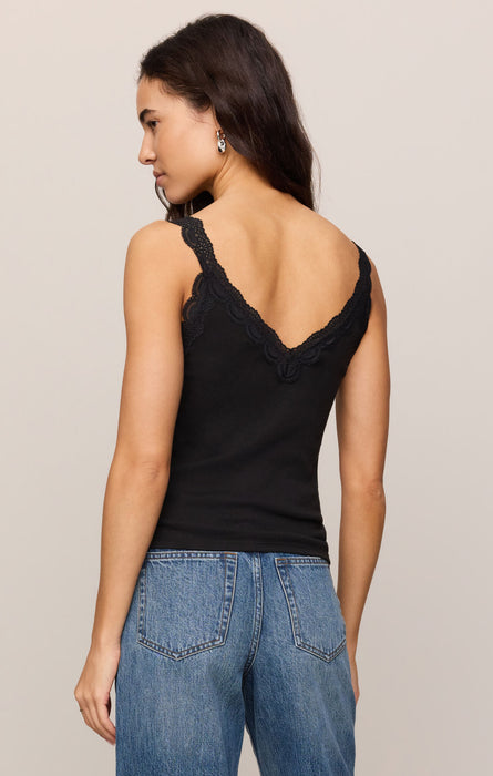 eve lace tank black