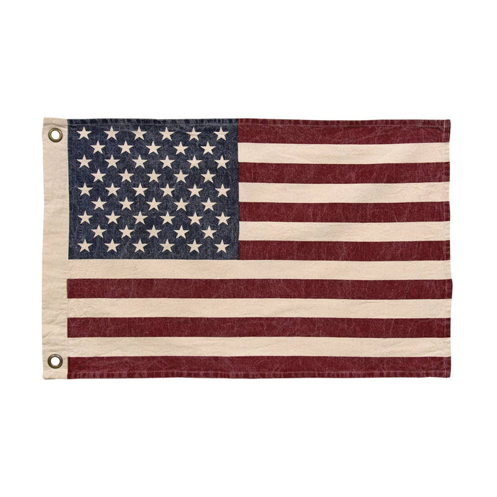 stonewashed american flag