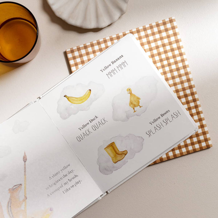 wishy washy: a board book of first words and colors
