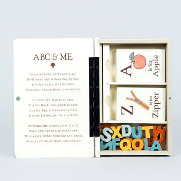 abc's & me woodland storybook gift set