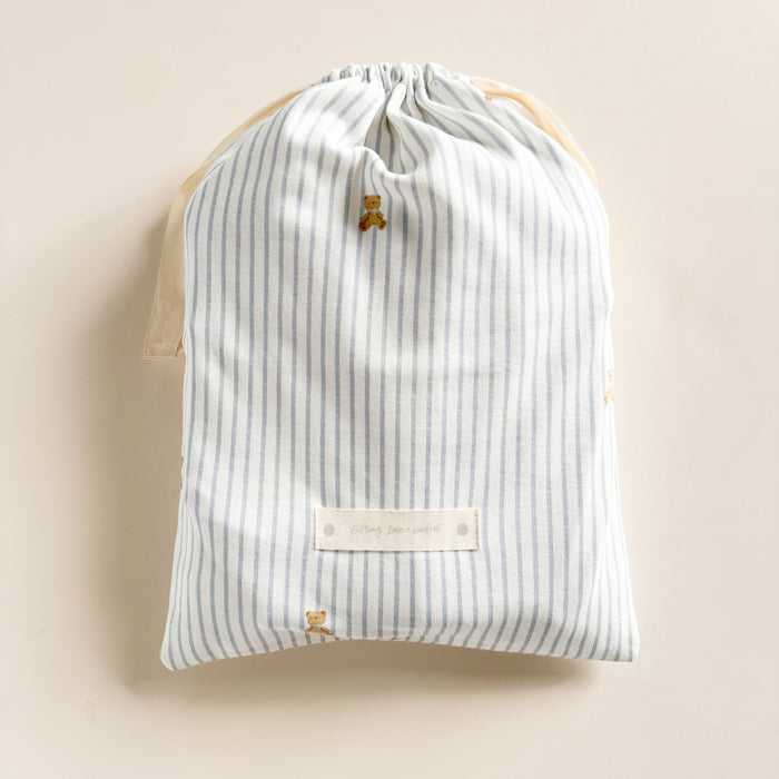 faire isle blue bear layette set