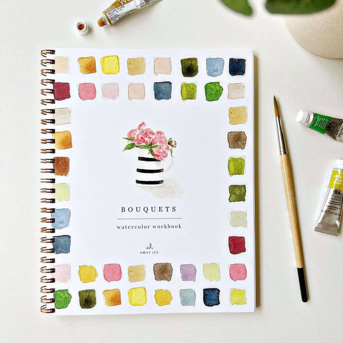 Watercolor Workbook - Bouquets