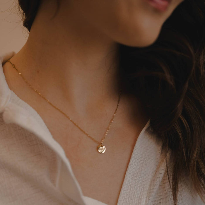 light disc necklace