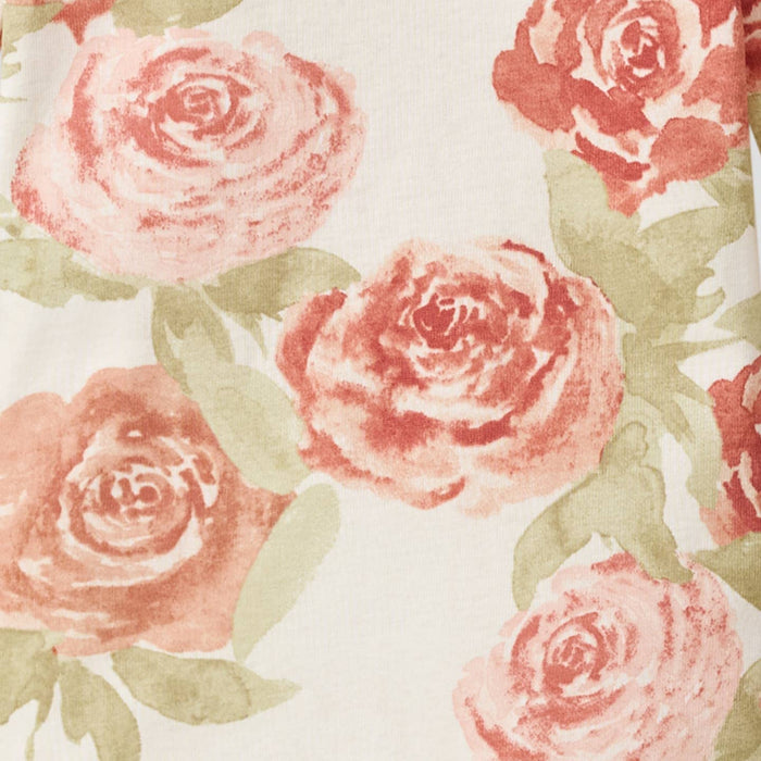 autumn rose garden organic cotton sleeper