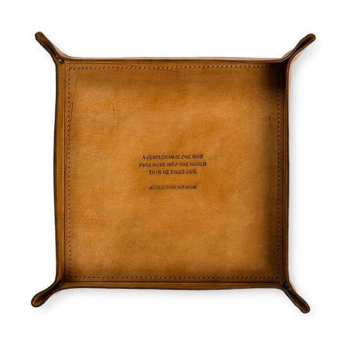 leather gentlemen's catch all