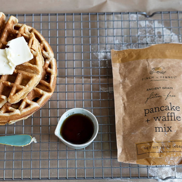 ancient grain gluten free pancake + waffle mix