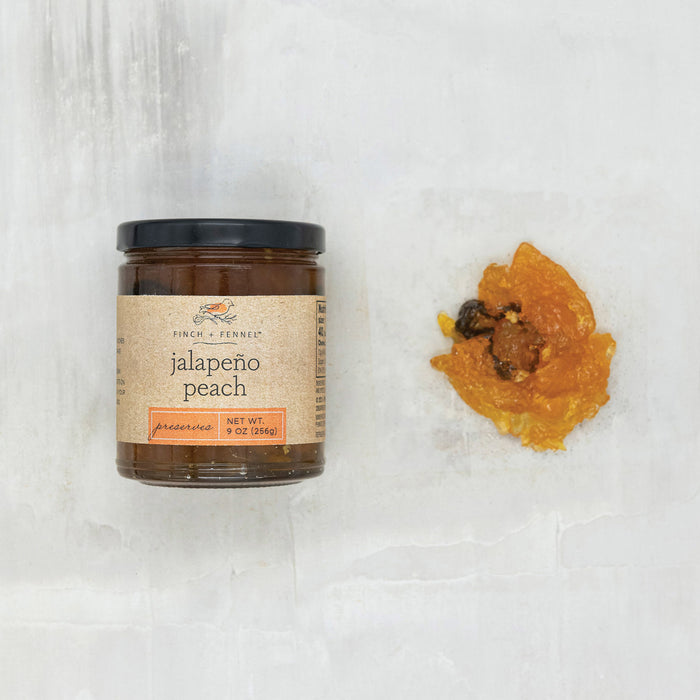 jalapeño + peach preserves