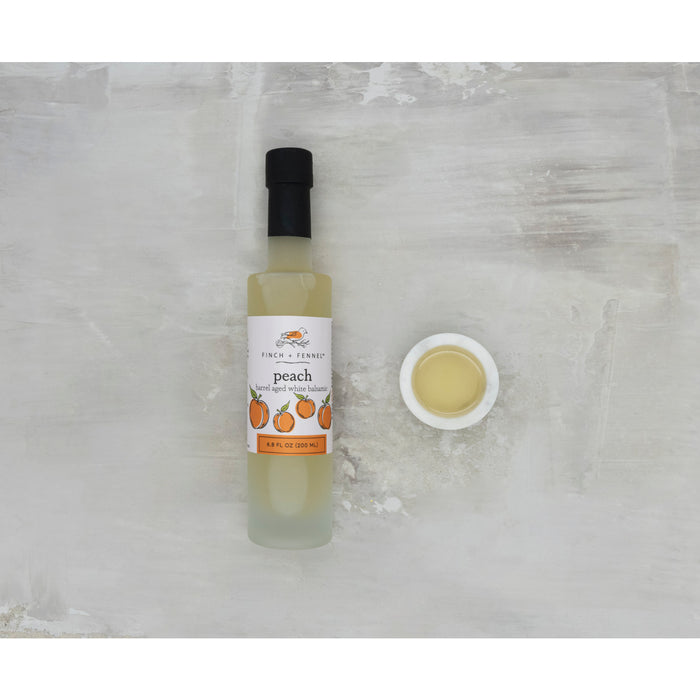peach barrel aged white balsamic