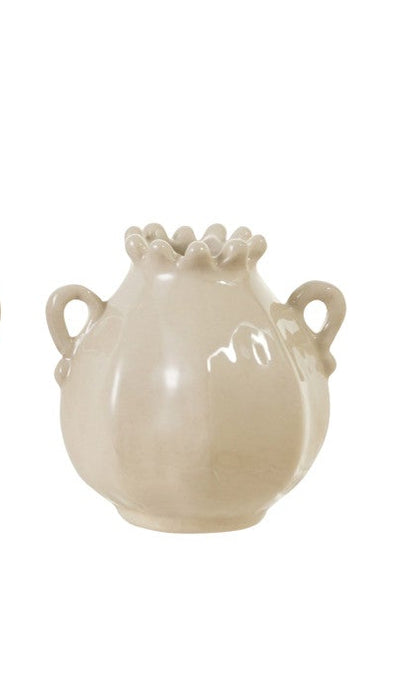 stoneware vase with handles, 3 styles