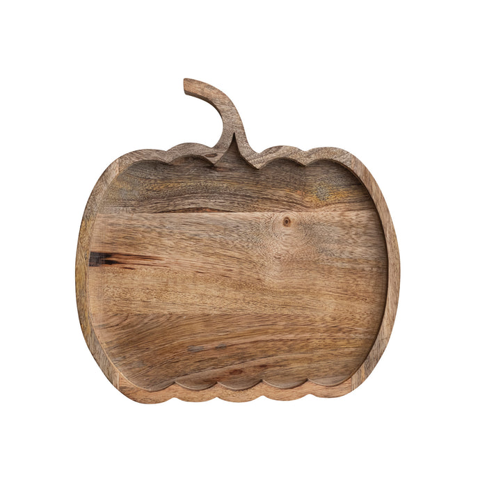 mango wood pumpkin cheese board