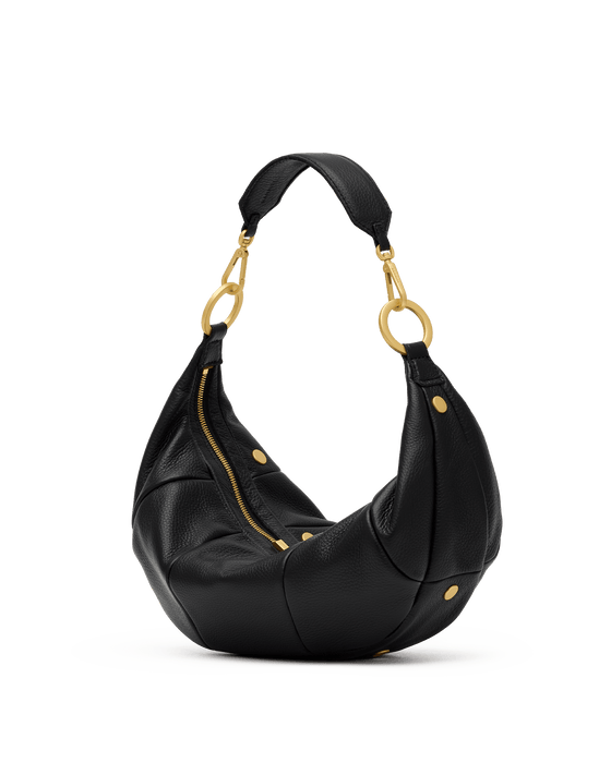 HAMMITT erica medium in black/brushed gold