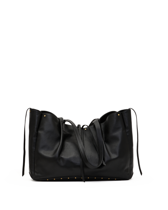 HAMMITT meryl carryall in black/brushed gold