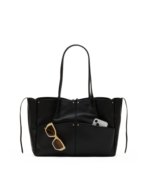 HAMMITT meryl carryall in black/brushed gold