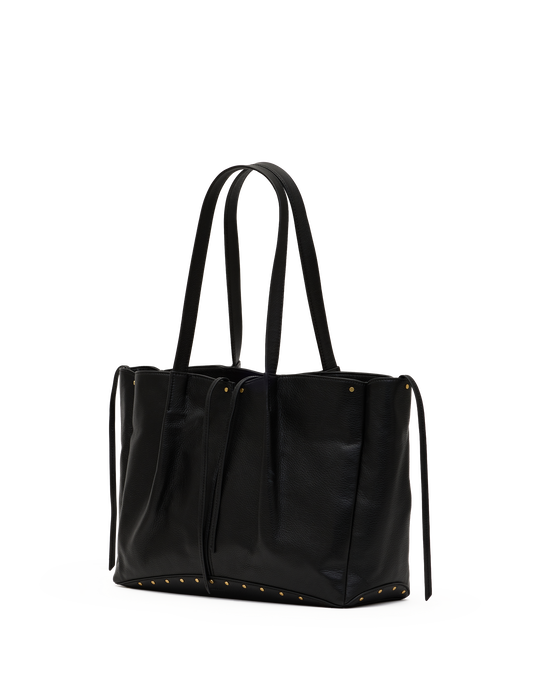 HAMMITT meryl carryall in black/brushed gold